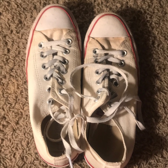 Converse Shoes - White Lo-Top Converse